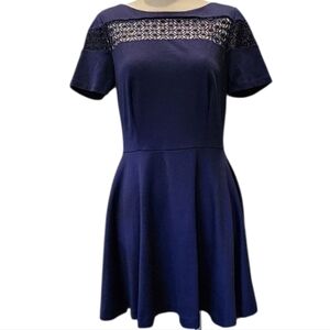 Elegant Navy Midi Dress